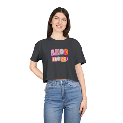 Book Nerd Crop Tee