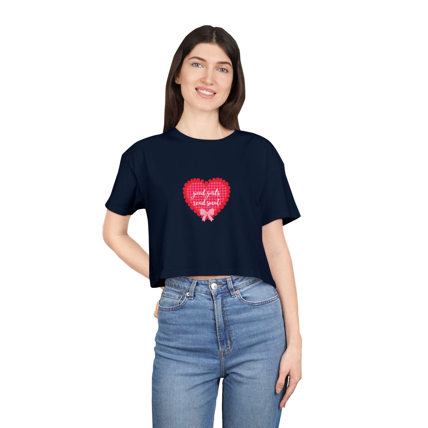 Good Girls Read Smut Crop Tee
