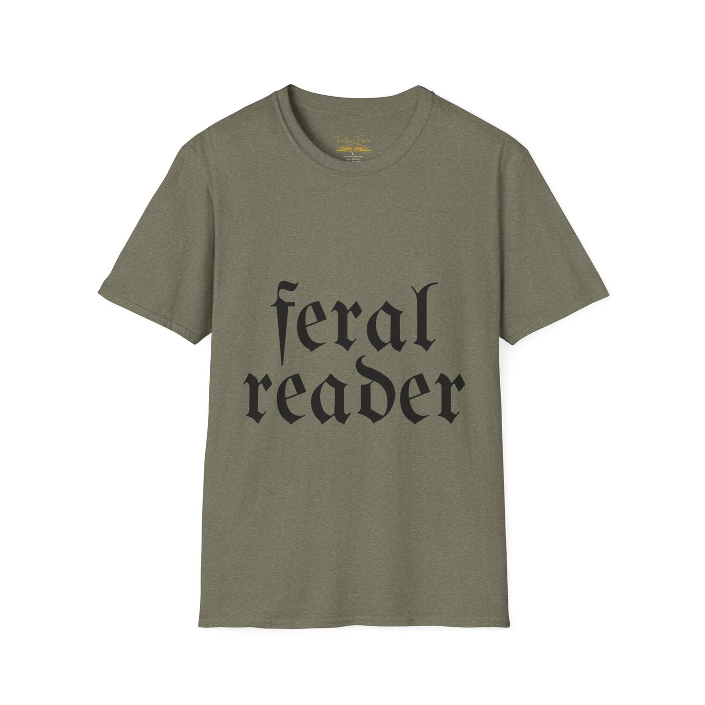 Feral Reader Cotton T-Shirt