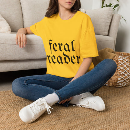 Feral Reader Cotton T-Shirt