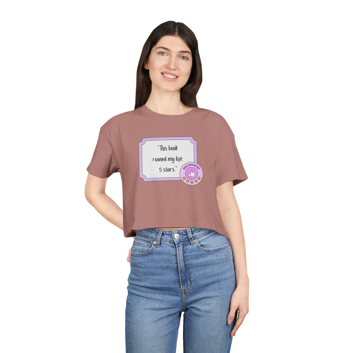 This Book Ruined My Life Crop Tee