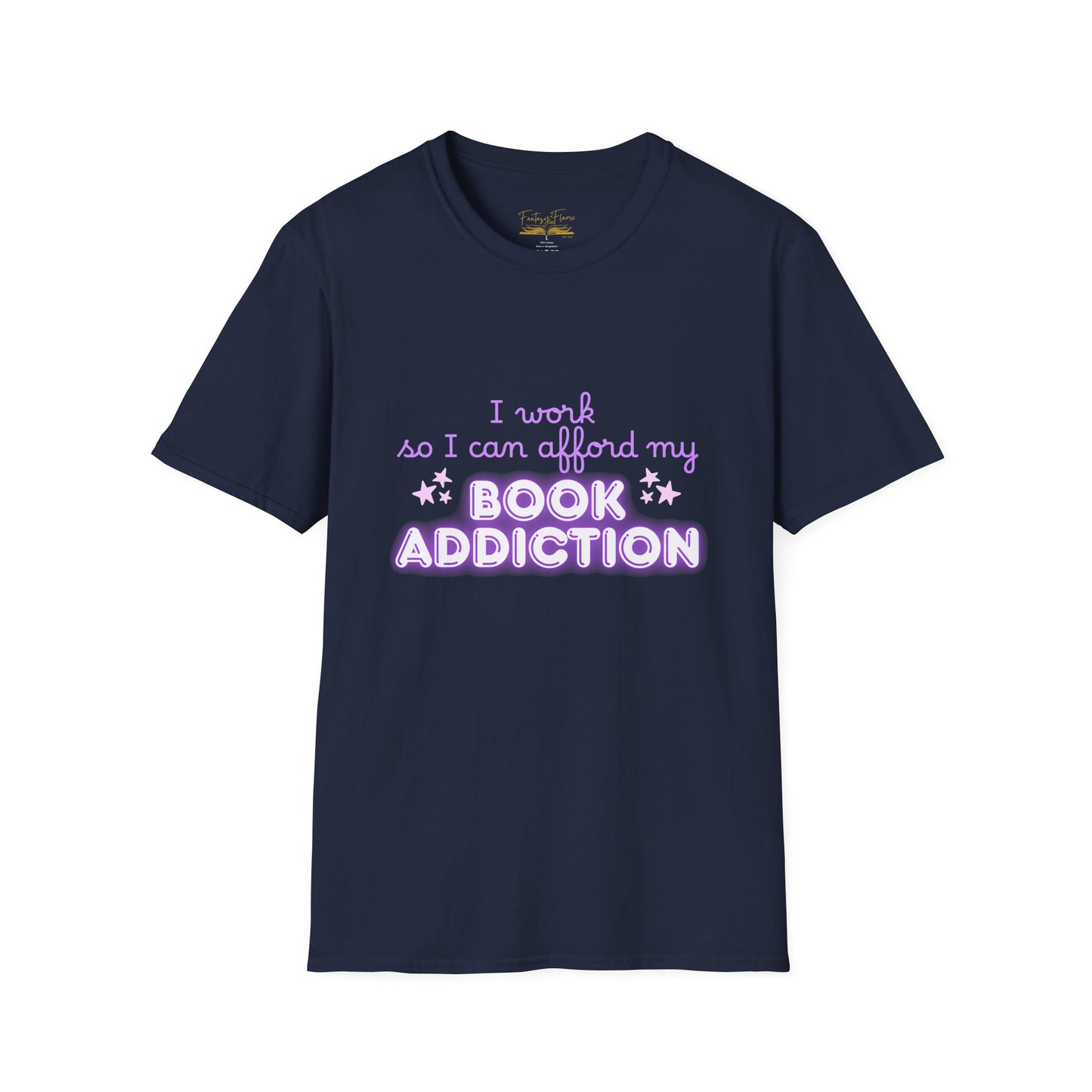 Book Addiction Cotton T-Shirt