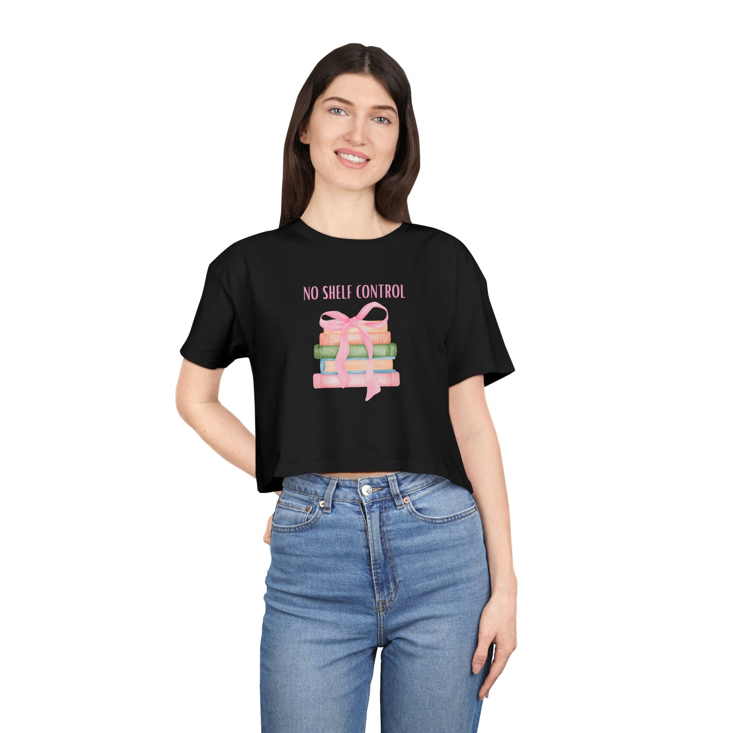 No Shelf Control Crop Tee