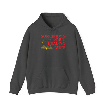 Somebody's Smut Reading Wife (yellow book) Hoodie