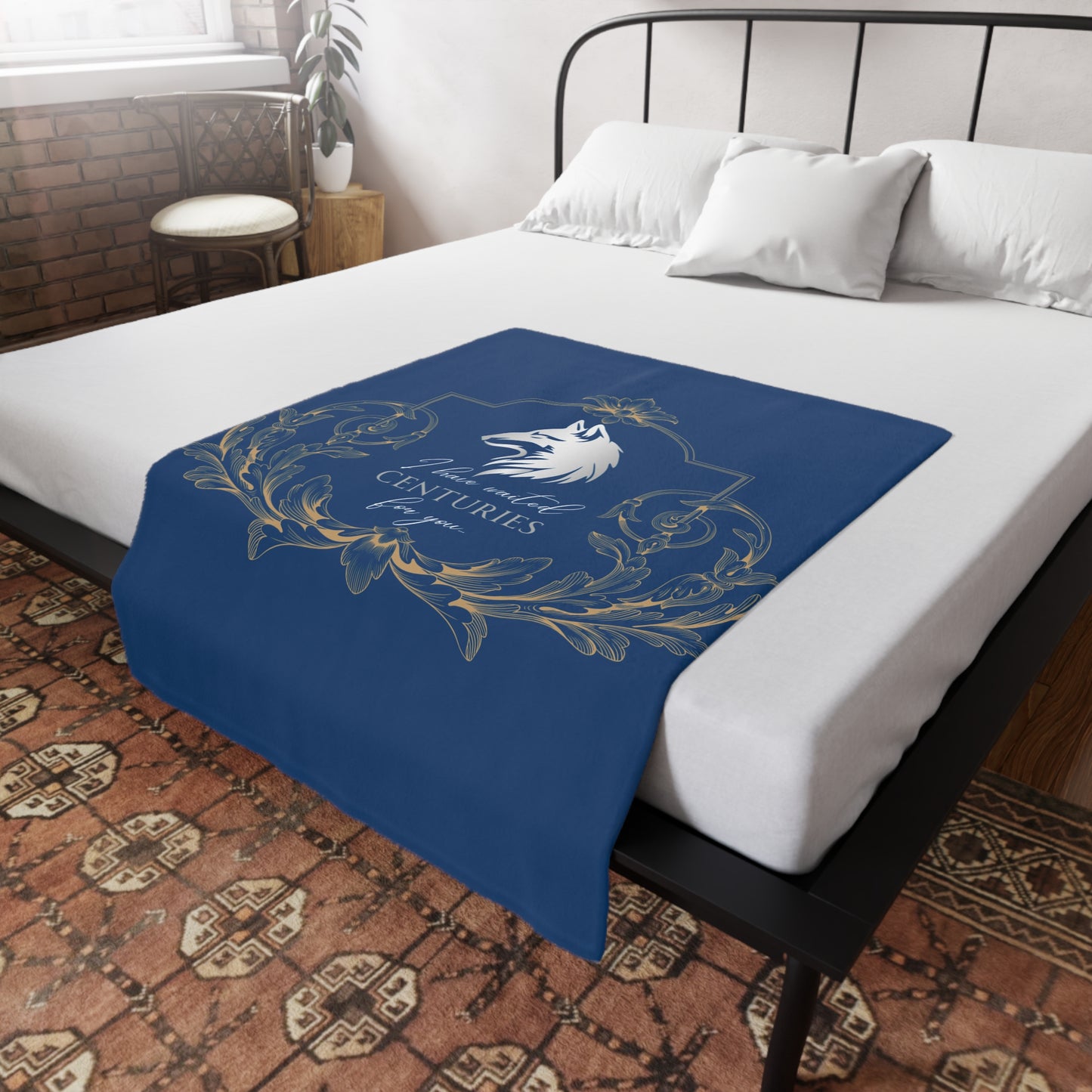 Officially Licensed Anassa Centuries Plush Fleece Blanket - Blue