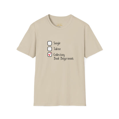Collecting Book Boyfriends Cotton T-Shirt
