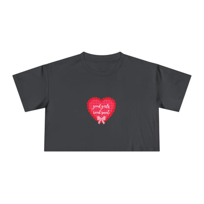 Good Girls Read Smut Crop Tee
