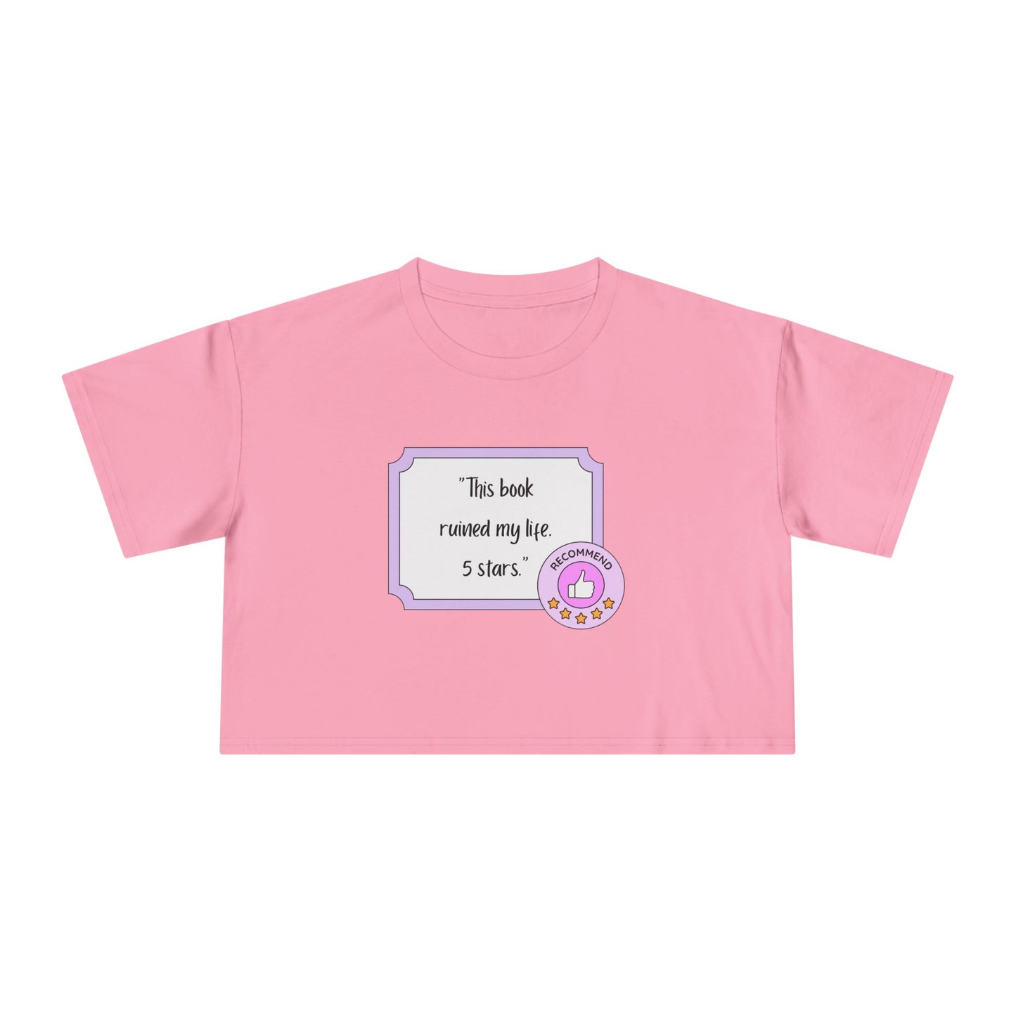 This Book Ruined My Life Crop Tee