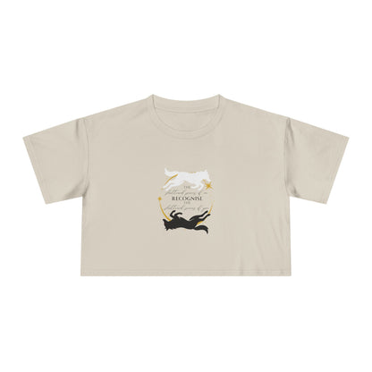 Officially Licensed Shattered Pieces Crop Tee