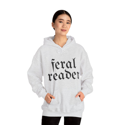 Feral Reader (black script) Hoodie