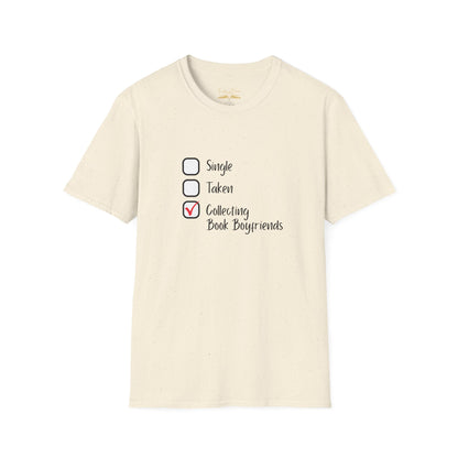 Collecting Book Boyfriends Cotton T-Shirt