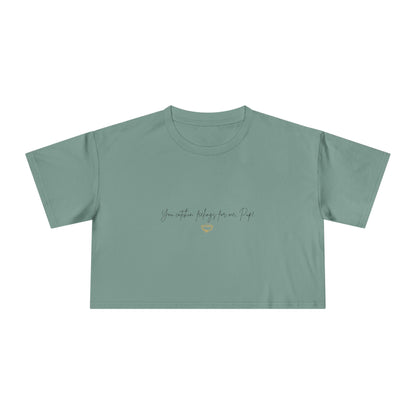 Officially Licensed Catching Feelings Crop Tee