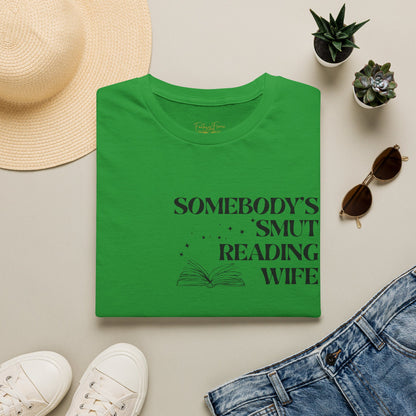 Somebody's Smut Reading Wife Cotton T-Shirt