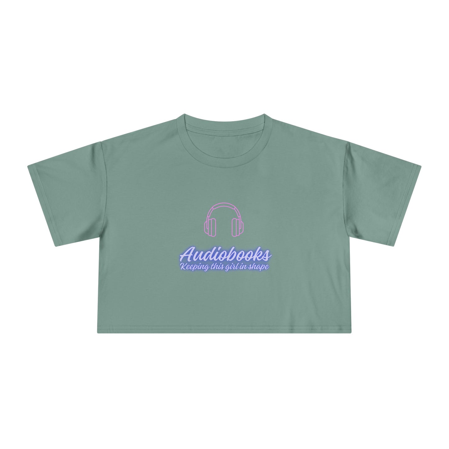 Audiobooks Crop Tee