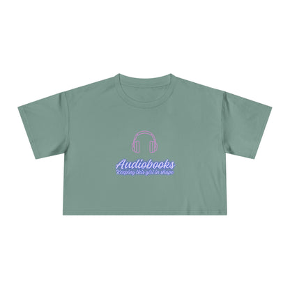 Audiobooks Crop Tee