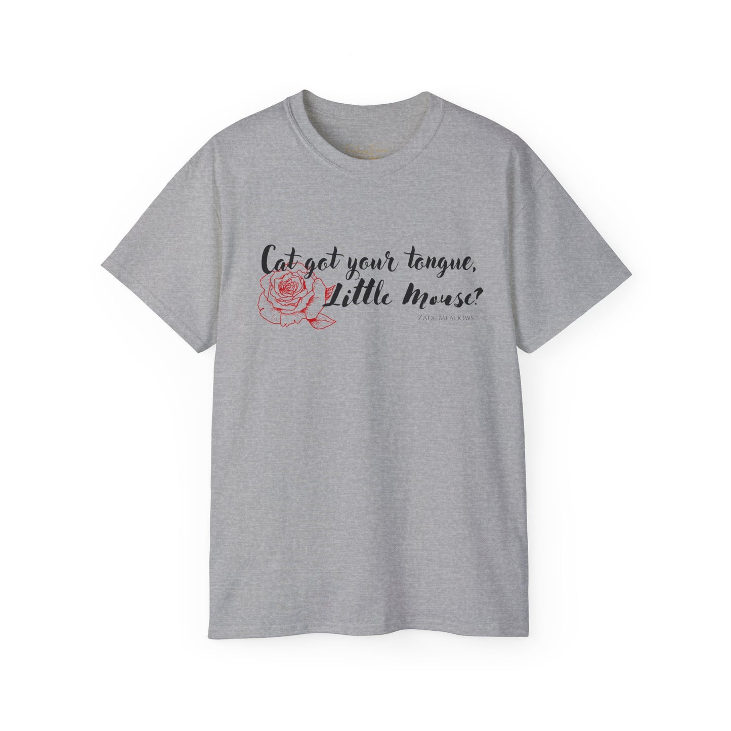 Cat Got Your Tongue Dark Cotton T-Shirt