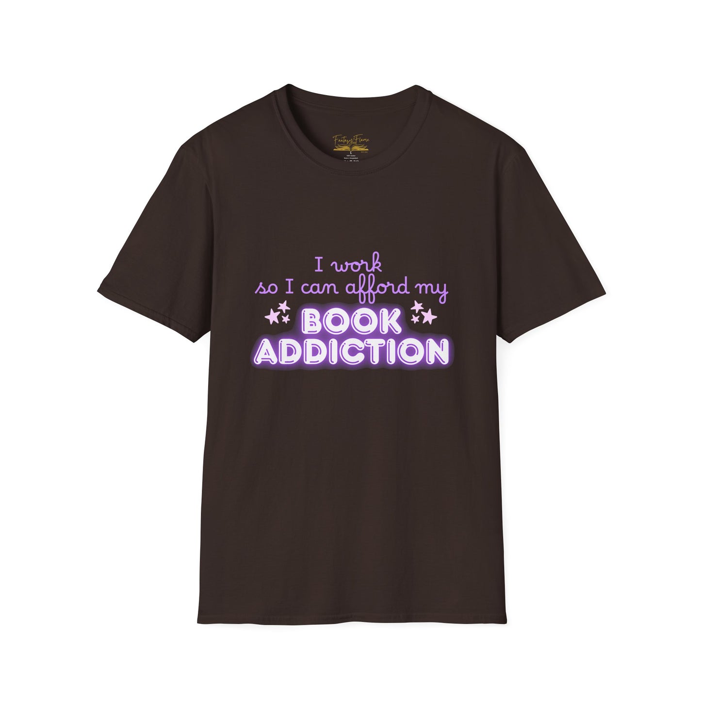 Book Addiction Cotton T-Shirt