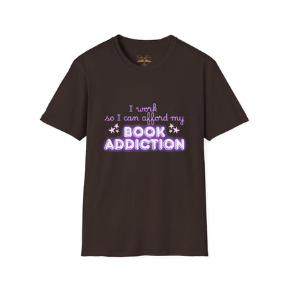 Book Addiction Cotton T-Shirt