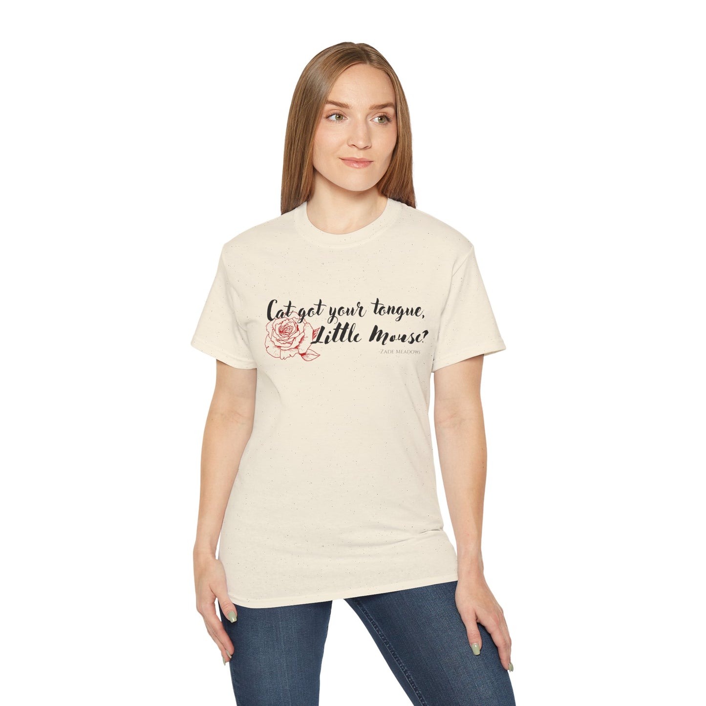 Cat Got Your Tongue Dark Cotton T-Shirt