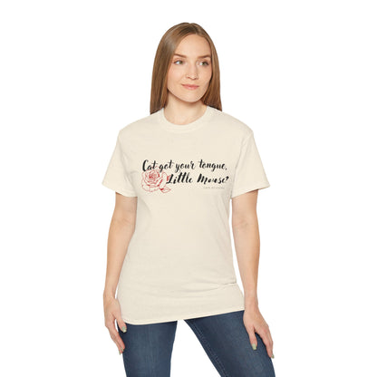 Cat Got Your Tongue Dark Cotton T-Shirt