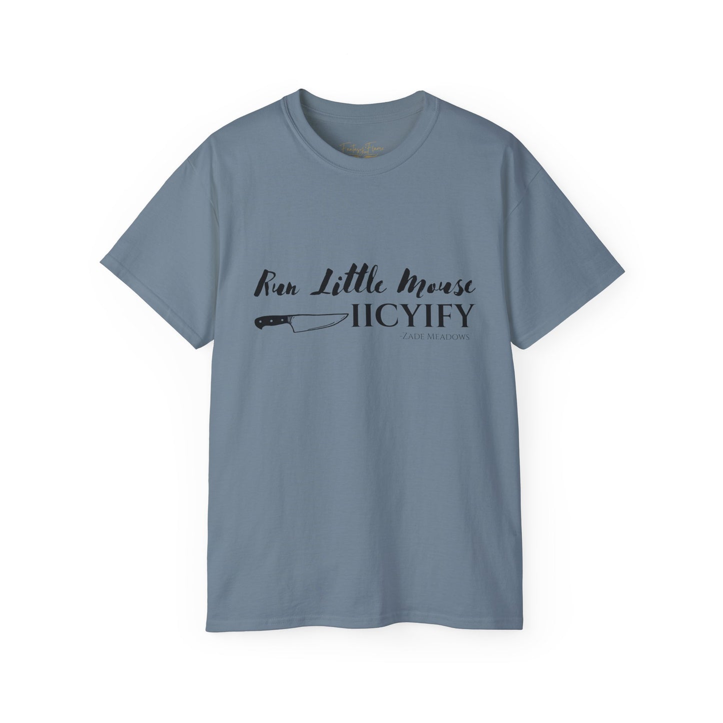 Run Little Mouse Light Cotton T-shirt