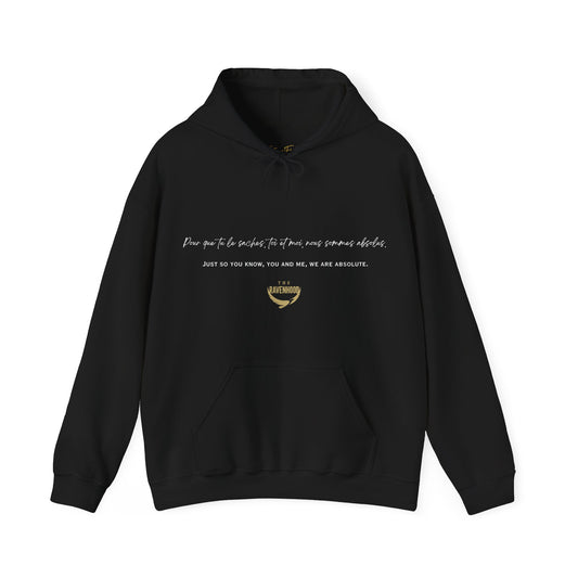 Officially Licensed French Tobias Black Script Hoodie