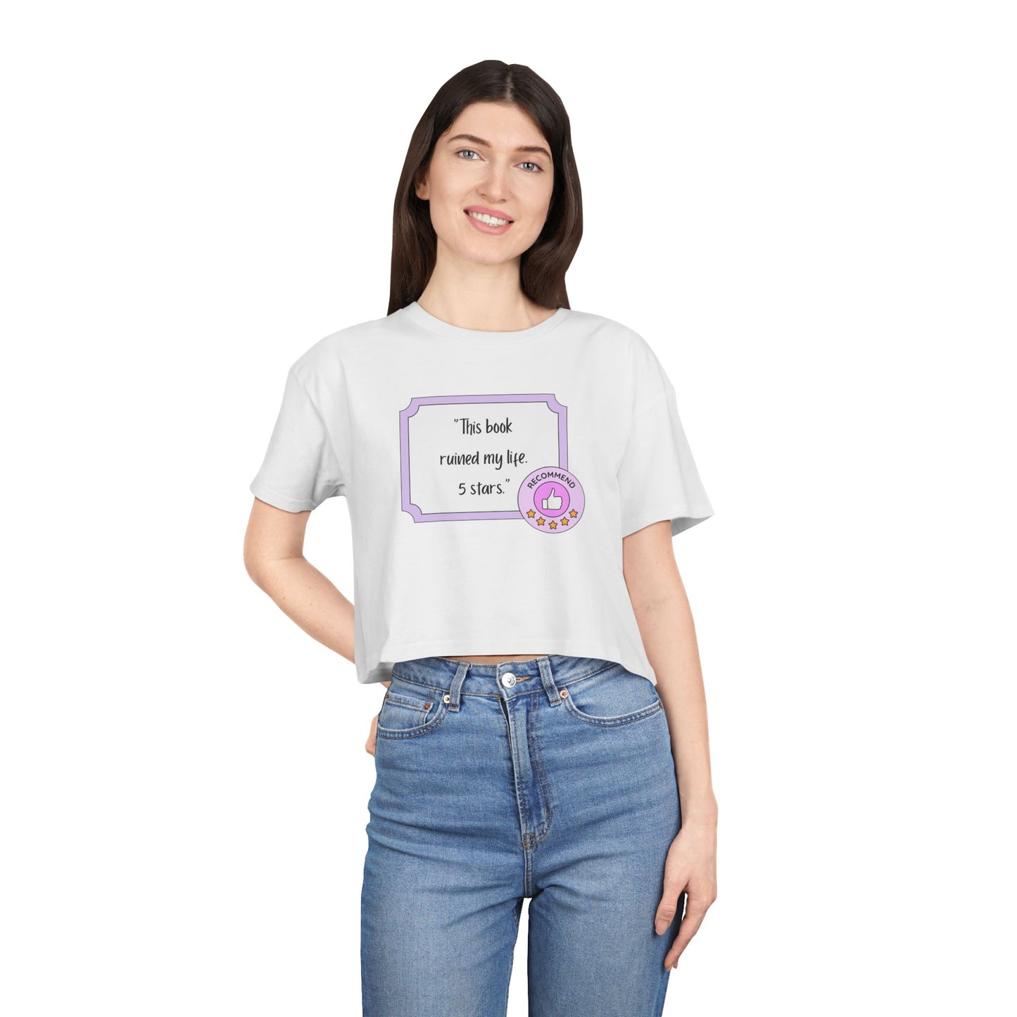 This Book Ruined My Life Crop Tee