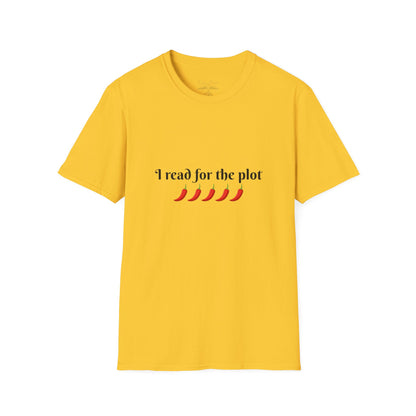 I Read For The Plot Cotton T-Shirt