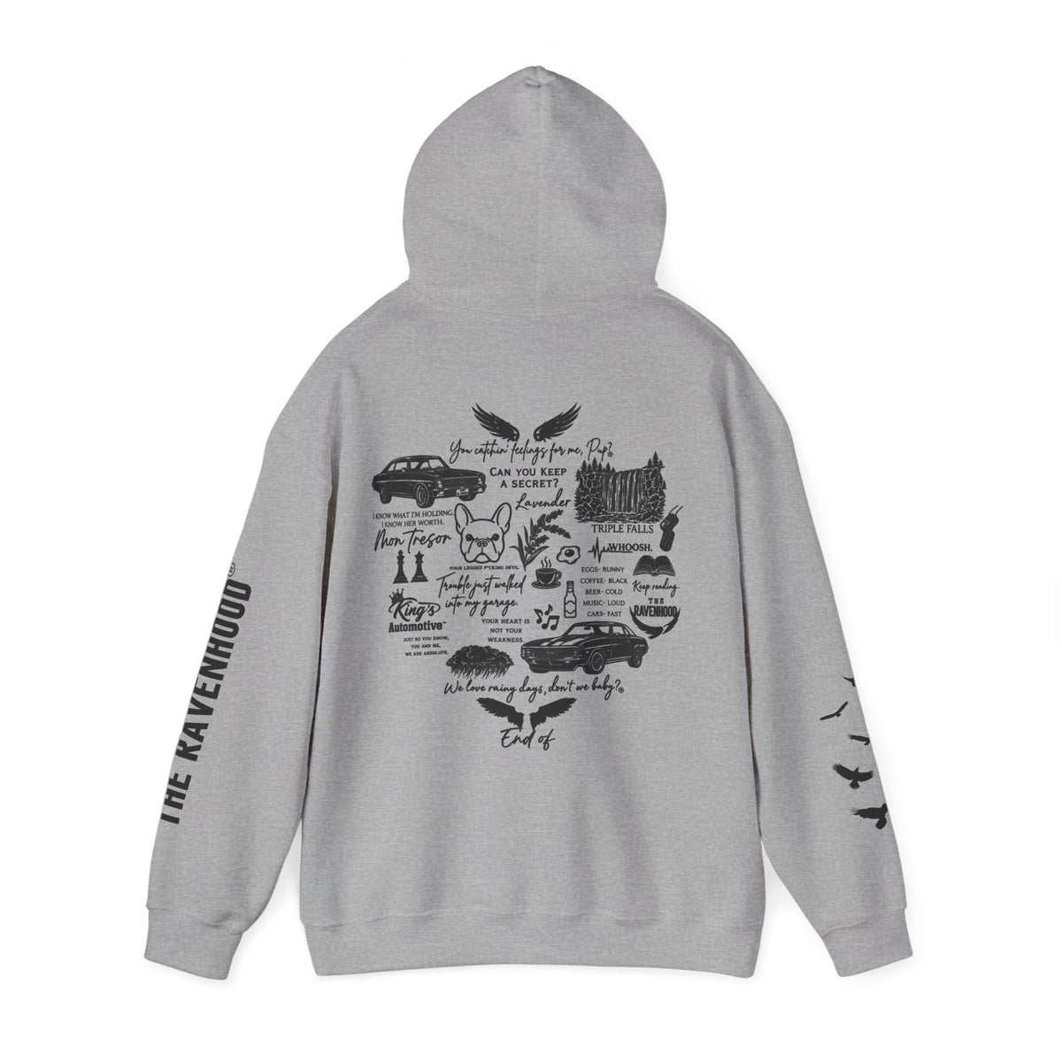 Officially Licensed The Ravenhood Feature Hoodie