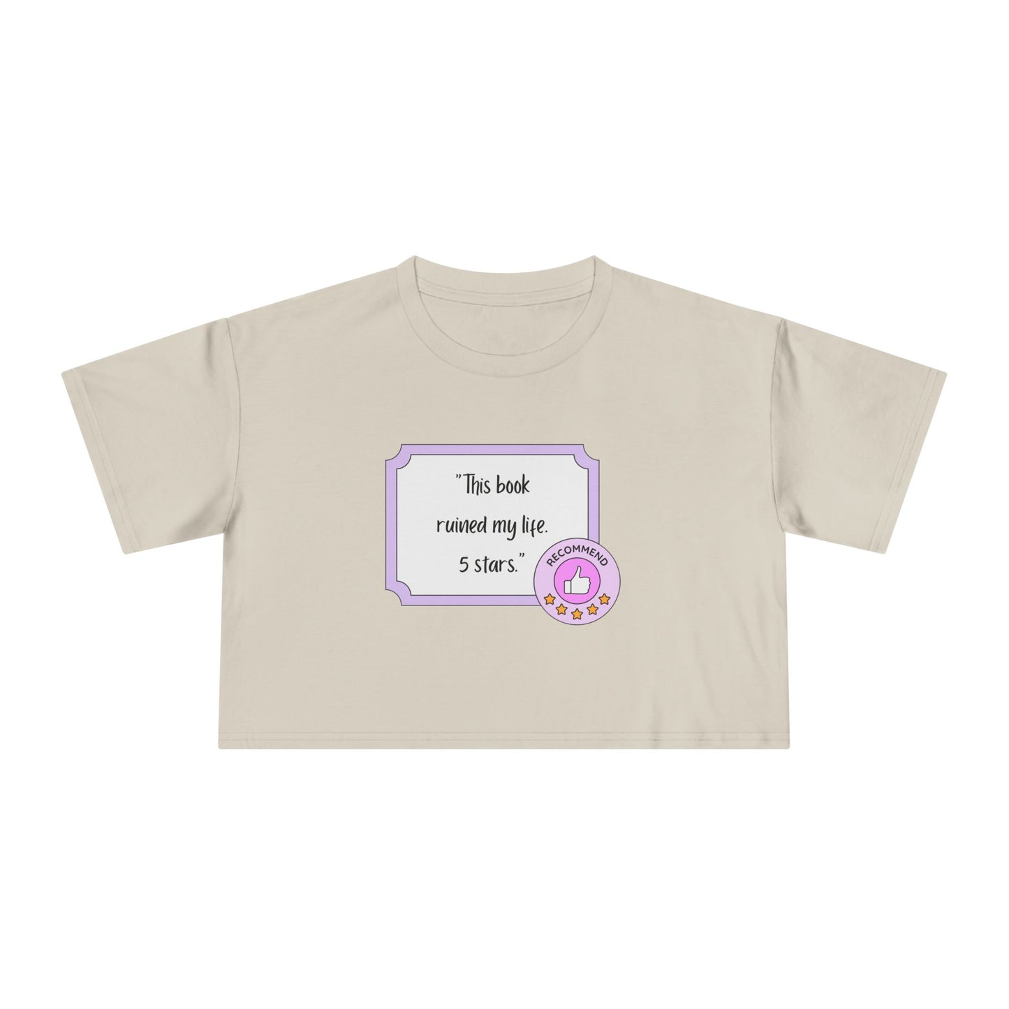 This Book Ruined My Life Crop Tee