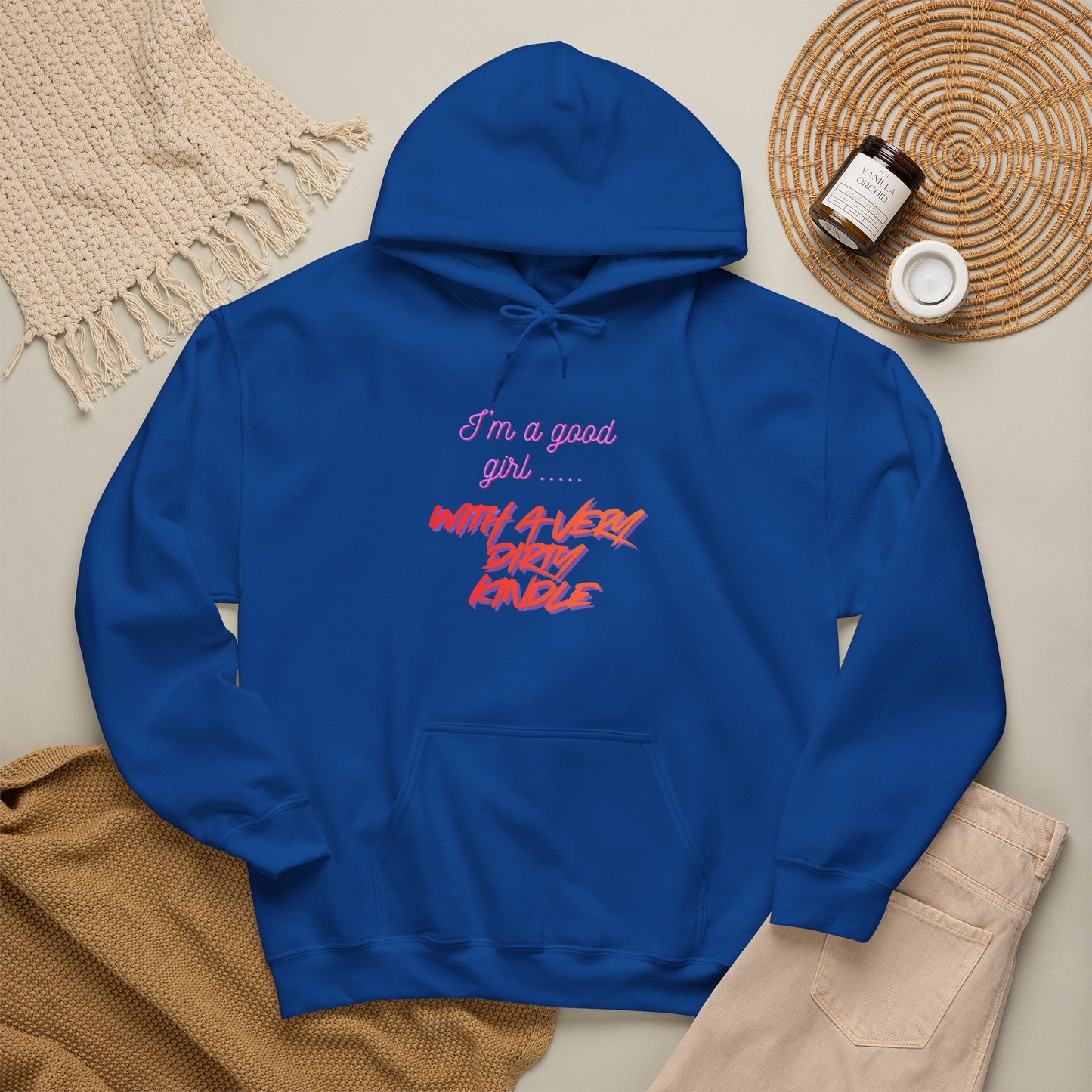 Good Girl Dirty Kindle Hoodie