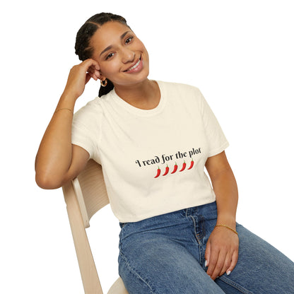 I Read For The Plot Cotton T-Shirt