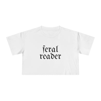Feral Reader Crop Tee