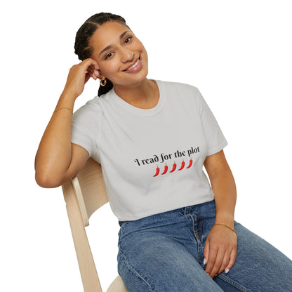 I Read For The Plot Cotton T-Shirt