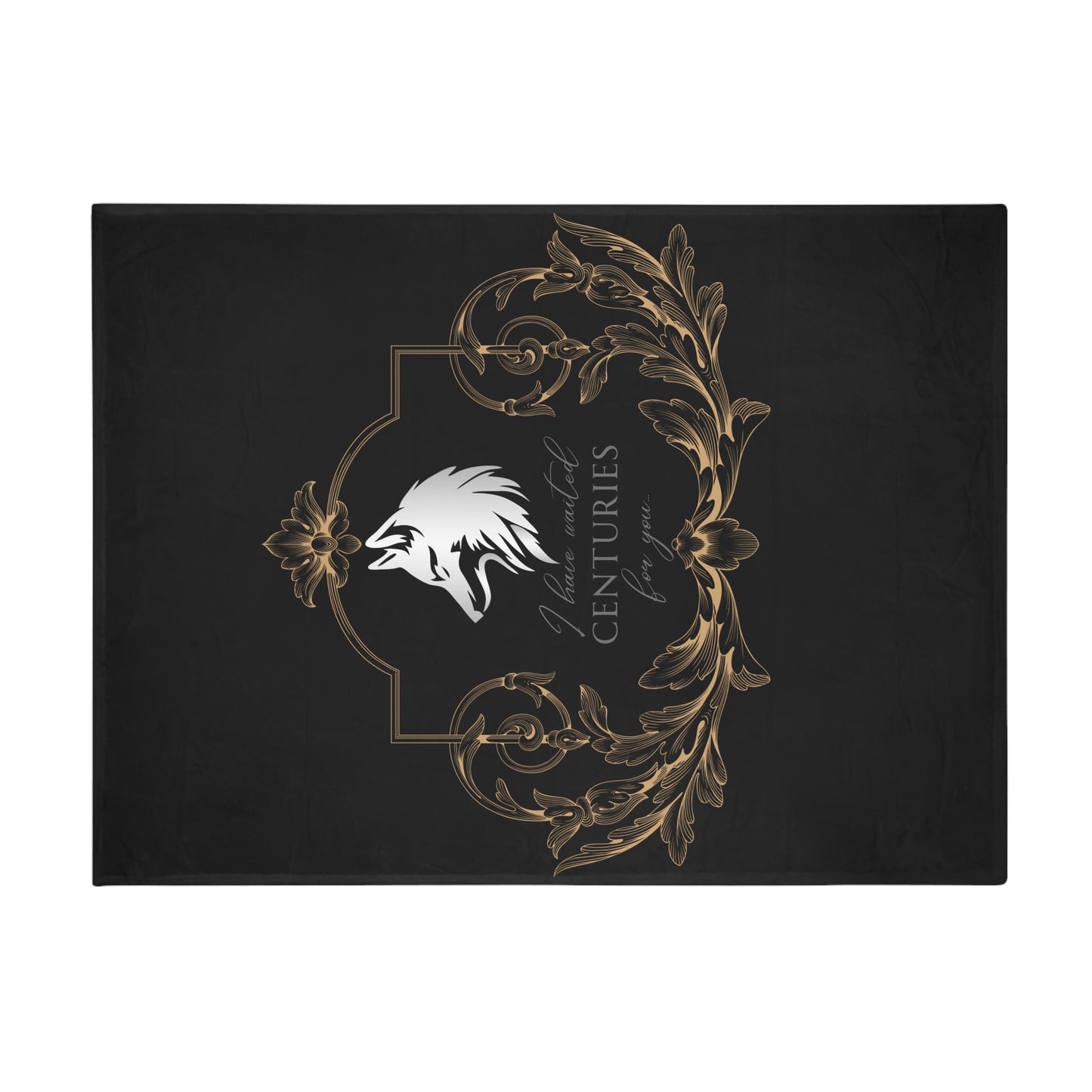 Officially Licensed Anassa Centuries Plush Fleece Blanket - Black