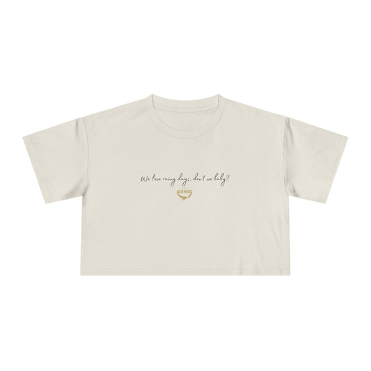 Officially Licensed Rainy Days Crop Tee