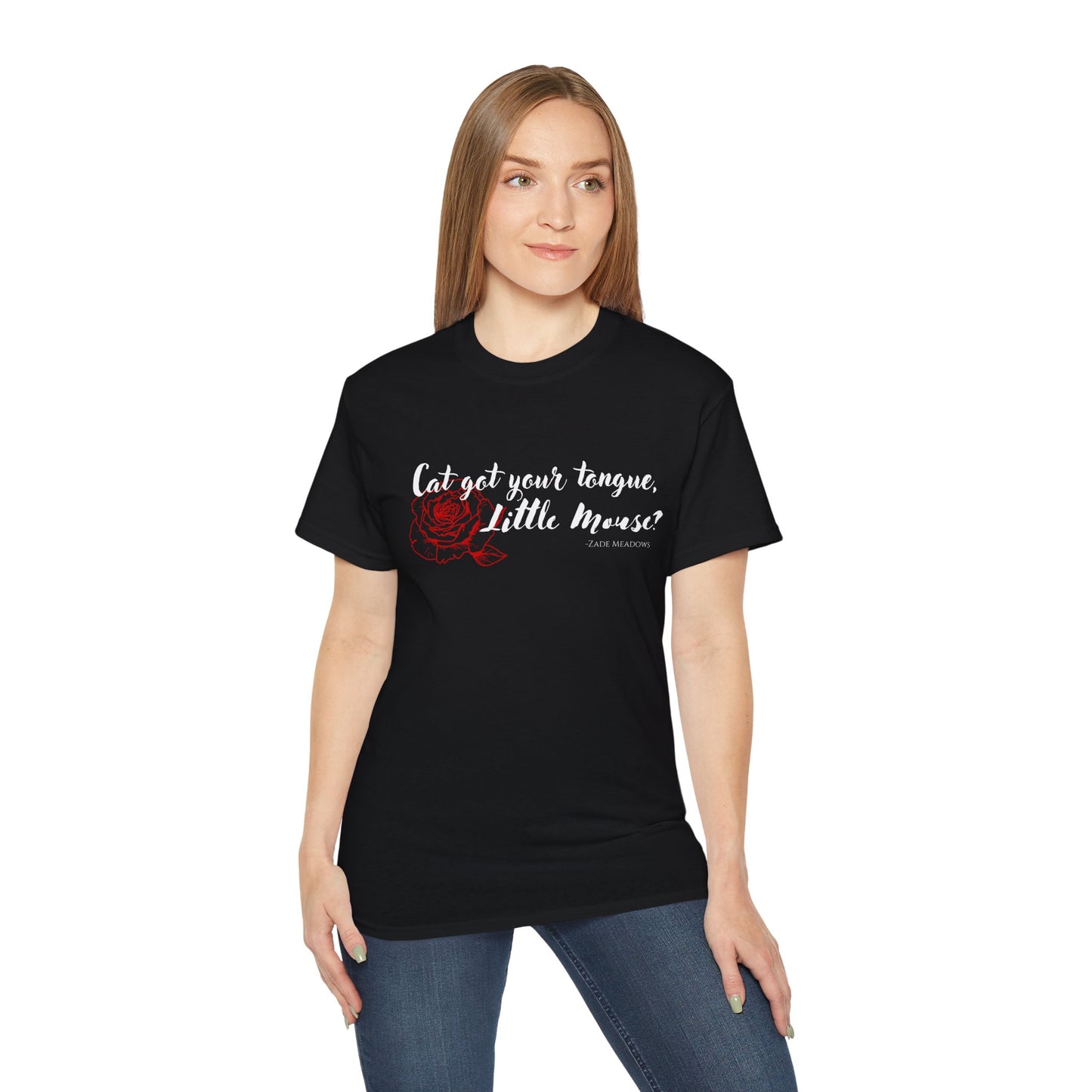 Cat Got Your Tongue Dark Cotton T-Shirt