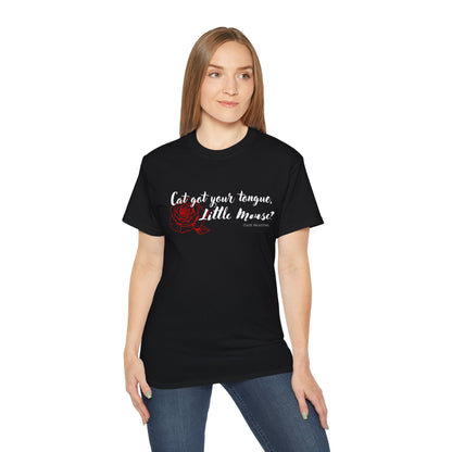 Cat Got Your Tongue Dark Cotton T-Shirt