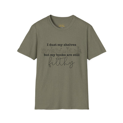 I Dust My Shelves Cotton T-Shirt