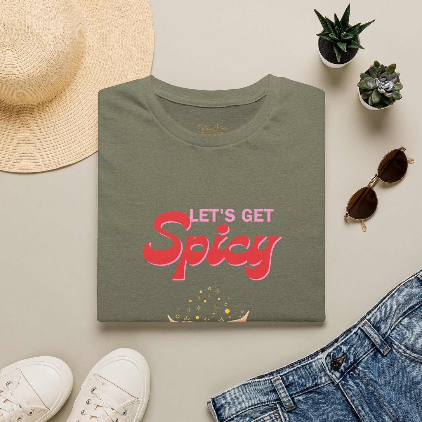 Let's Get Spicy Cotton T-Shirt