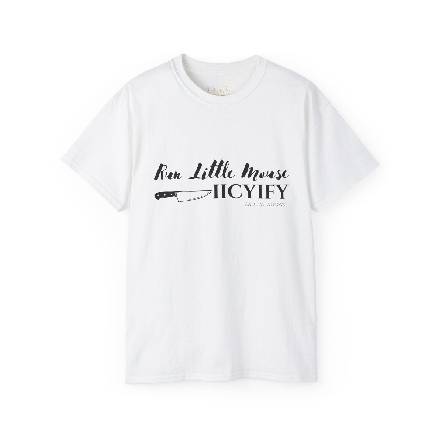Run Little Mouse Light Cotton T-shirt