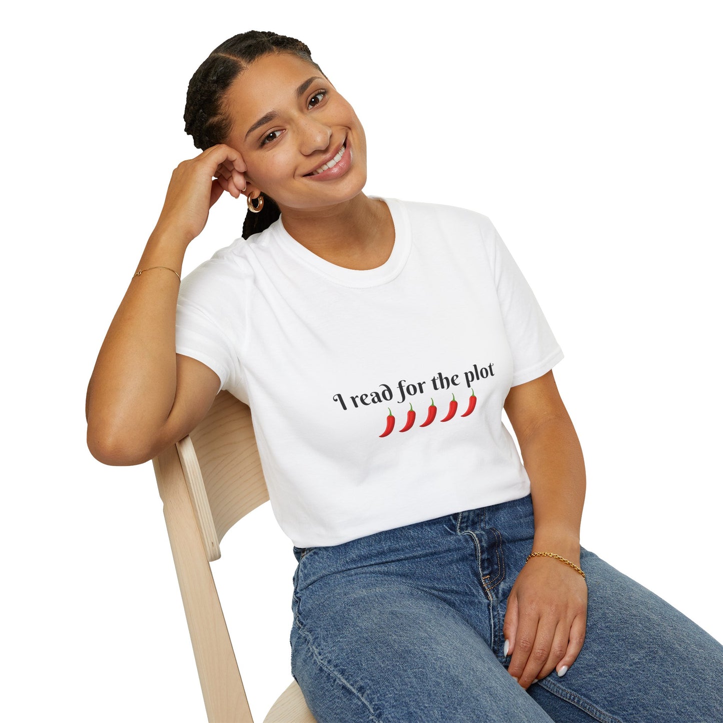 I Read For The Plot Cotton T-Shirt