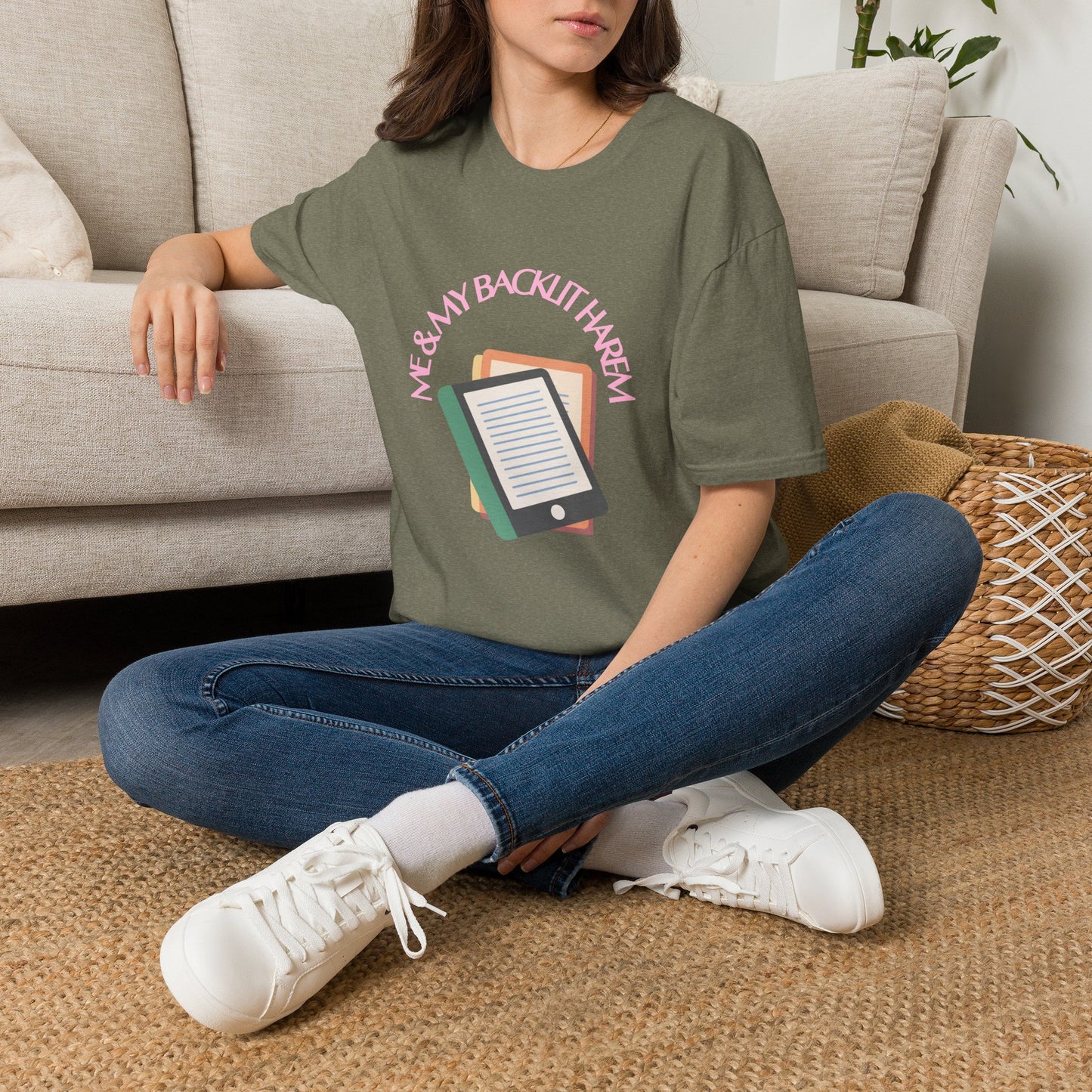 Backlit Harem Cotton T-Shirt