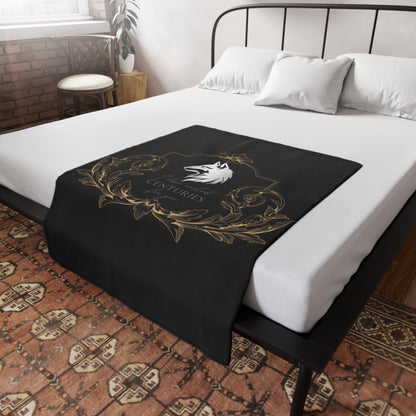 Officially Licensed Anassa Centuries Plush Fleece Blanket - Black
