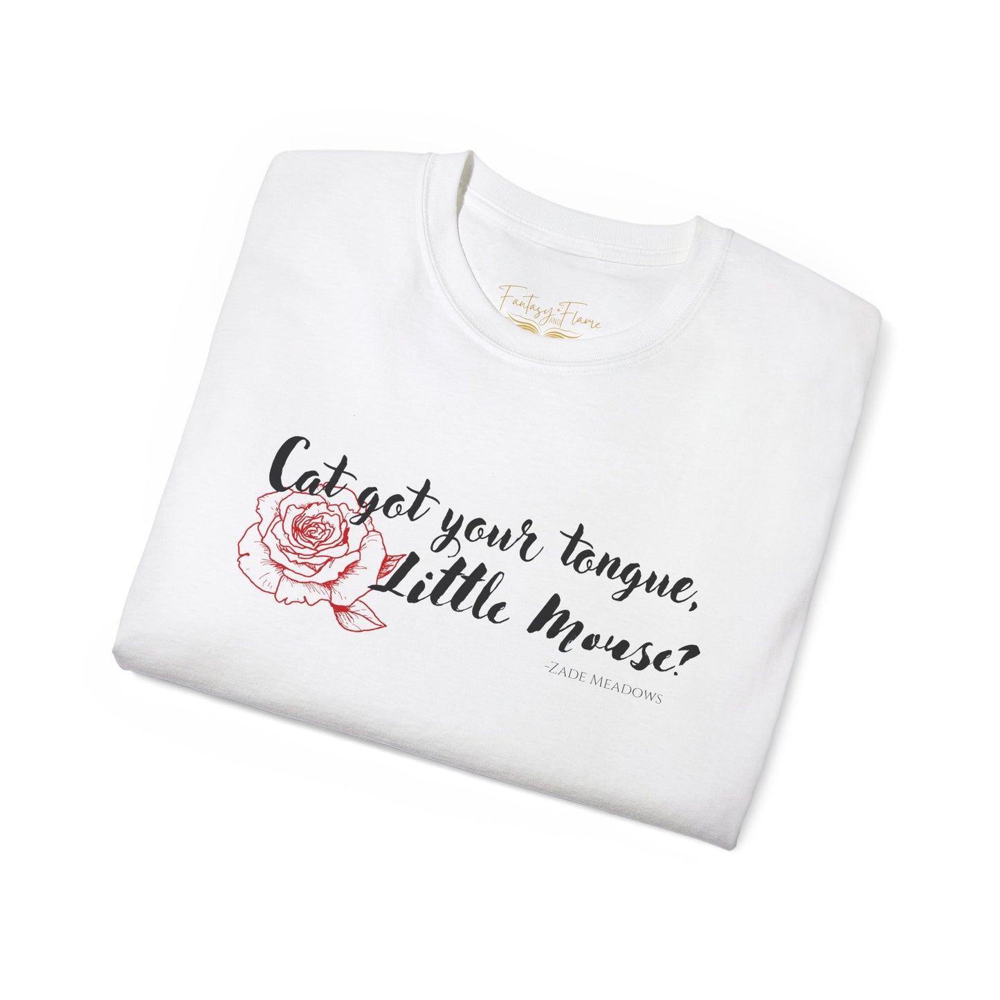 Cat Got Your Tongue Dark Cotton T-Shirt