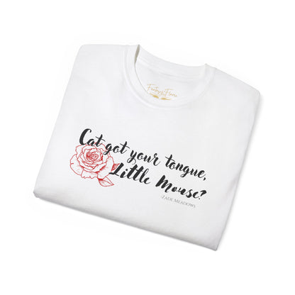 Cat Got Your Tongue Dark Cotton T-Shirt