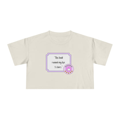 This Book Ruined My Life Crop Tee