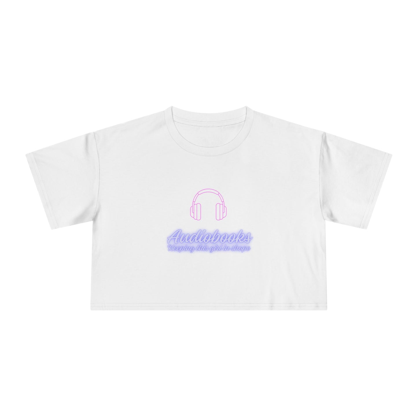Audiobooks Crop Tee