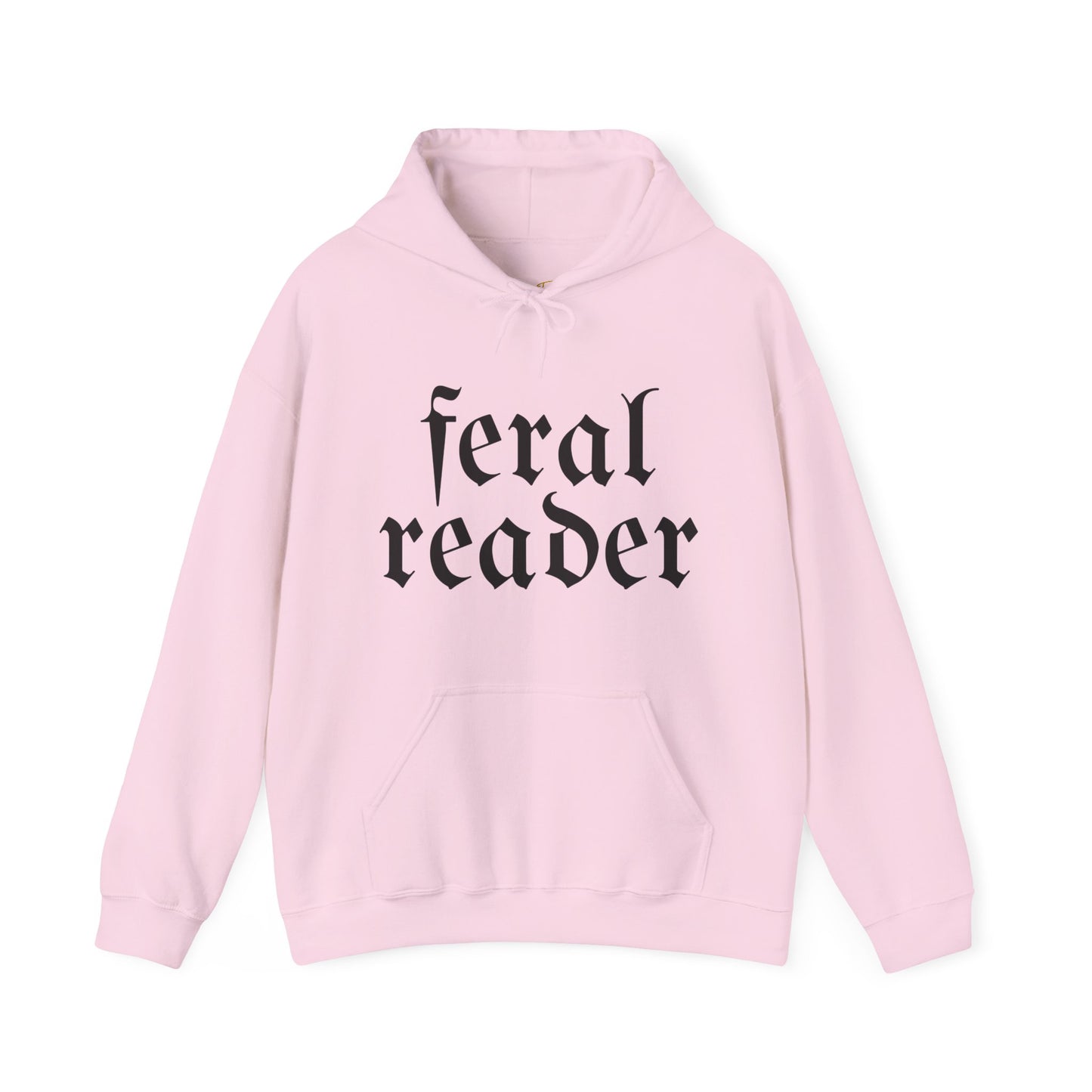 Feral Reader (black script) Hoodie