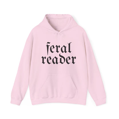 Feral Reader (black script) Hoodie